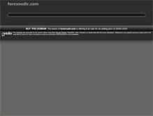 Tablet Screenshot of forexnedir.com